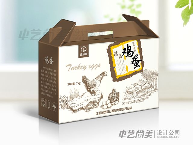 金鳳祥云商貿(mào)公司雞蛋包裝設(shè)計