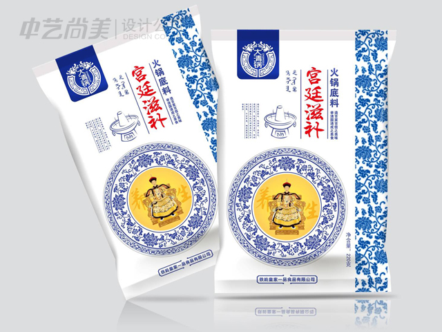 火鍋湯料包裝設(shè)計 皇家一品